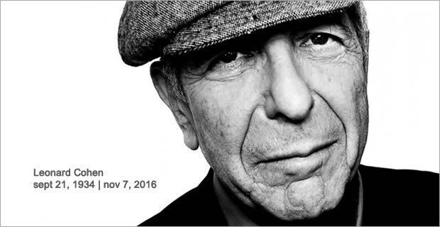 La poesía y la música de luto, murió Leonard Cohen a los 82 años